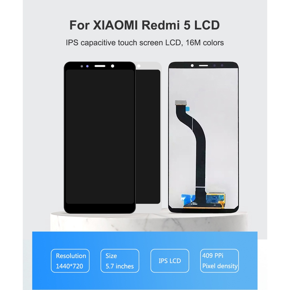 Màn Hình Cho Xiaomi Redmi 5 / 5 Plus Màn Hình Hiển Thị LCD Bộ Số Hóa Cảm Ứng Thay Thế