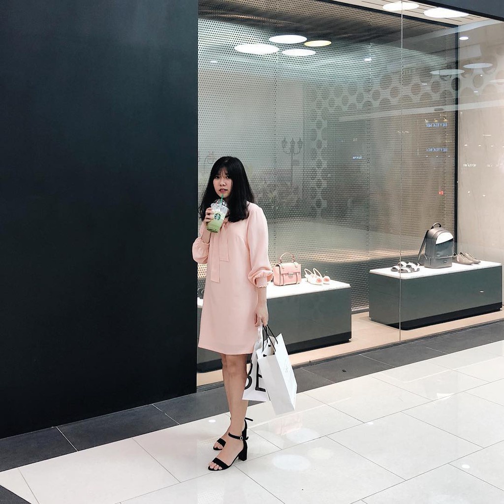 Đầm nơ basic Marc sz S M