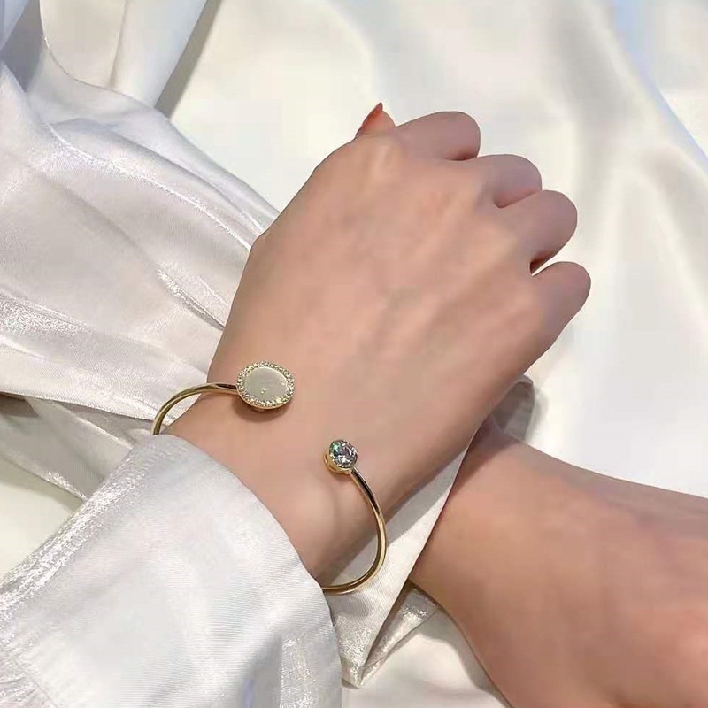 Vòng Đeo Tay Đá Opal Cao Cấp Sang Trọng Có Thể Điều Chỉnh Kích Cỡ