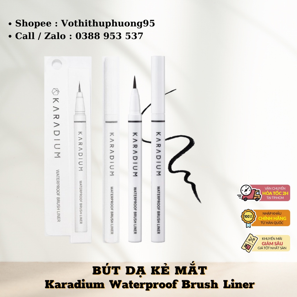 KẺ MẮT KARADIUM WATERPROOF EYELINER PEN BLACK