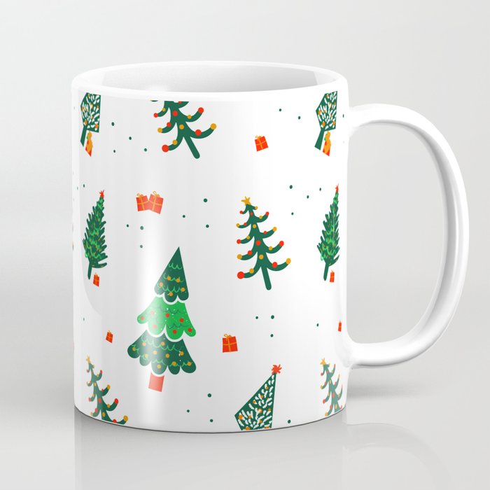 Ly cốc sứ giáng sinh in hình cây thông noel đáng yêu