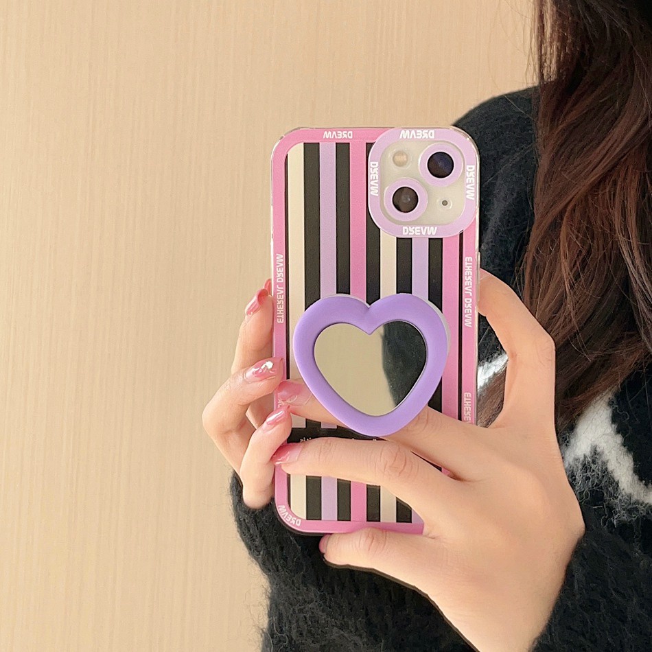 Ốp Điện Thoại TPU Silicon Màu Tím Hình Đôi Mắt Thiên Thần Kèm Giá Đỡ Cho Samsung Galaxy Note 20 Ultra S23 S22 S21 S20 Plus S21 S20 FE