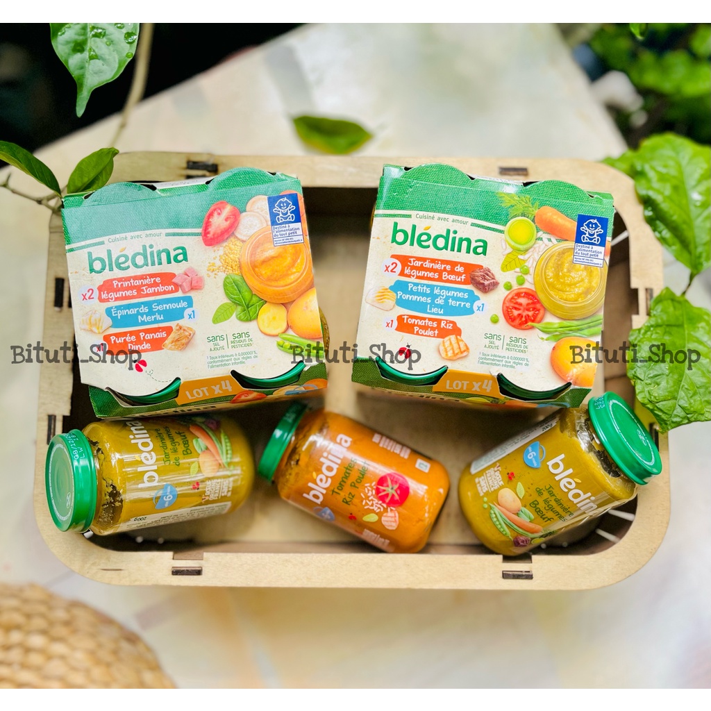 Hũ dinh dưỡng hữu cơ Bledina vị mặn cho bé từ 6 tháng - Bituti Shop