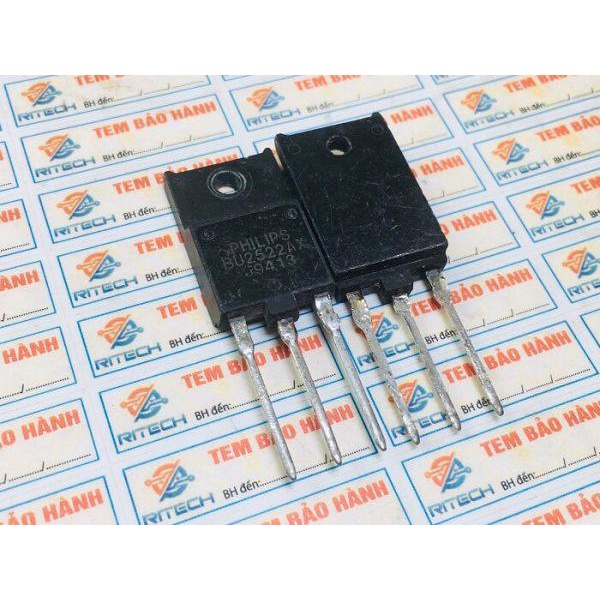 [Combo 3 chiếc] Transistor BU2522AX NPN 1500V 10A 45W TO-3P tháo máy