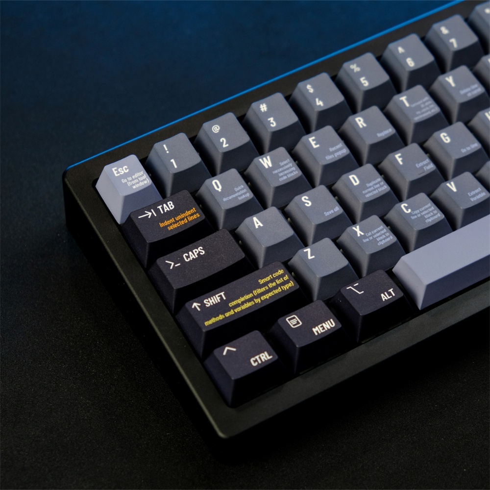 Programmer Keycaps Cherry Profile Lập Trình Viên Đen PBT Dye Sub Bàn Phím Cơ Keycap | BigBuy360 - bigbuy360.vn