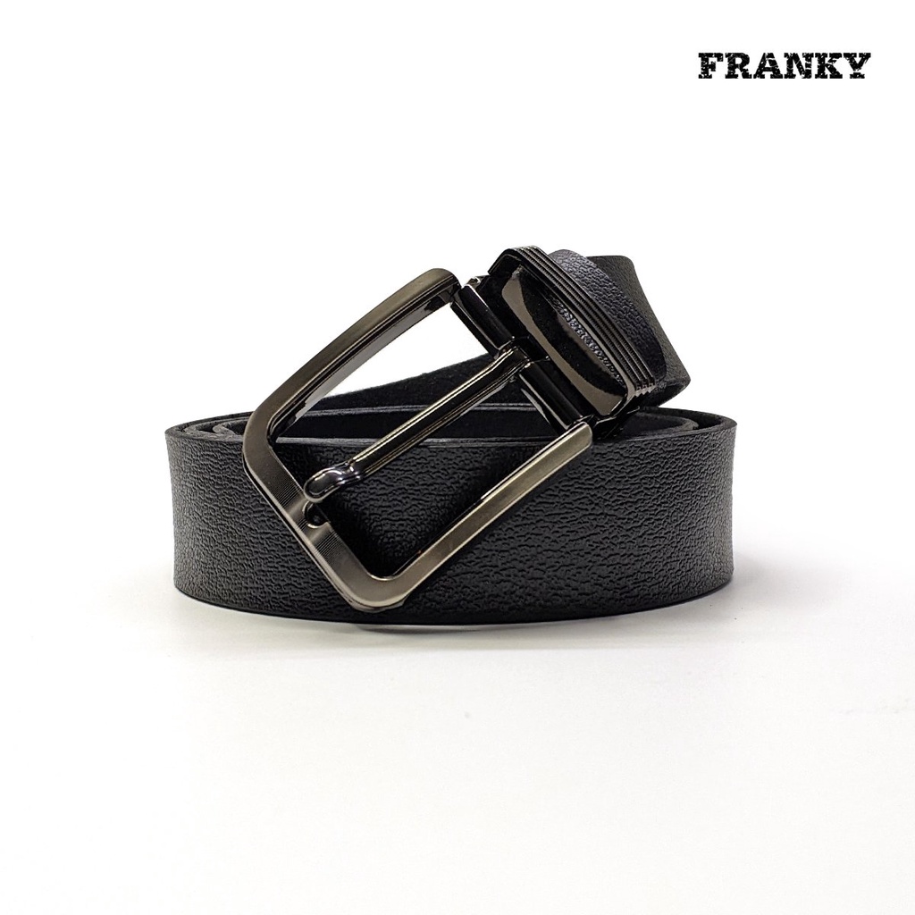 Thắt Lưng Nam Khoá Kim Franky Screw Closure - Dây Da Bò Cao Cấp Thời Trang