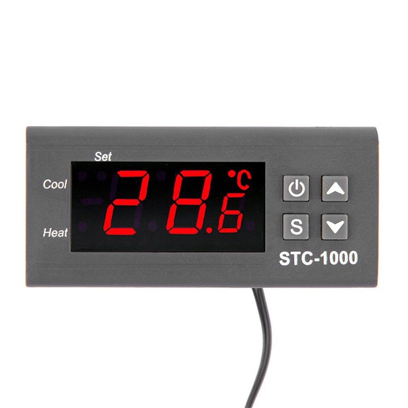 Bộ Điều Khiển Nhiệt Độ Kỹ Thuật Số STC-1000 Celsius Và Fahrenheit Display CRD