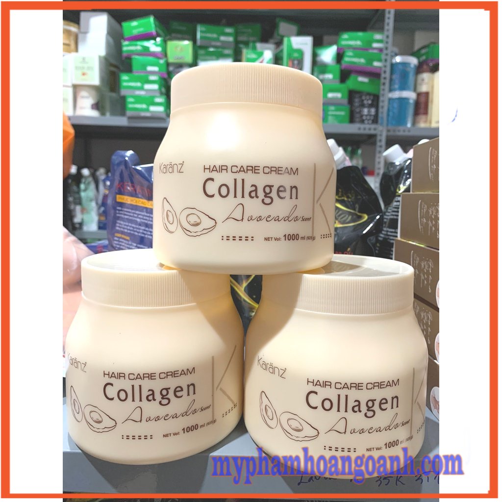 Ủ tóc Collagen Karanz hương bơ hương dừa 500ml/1000ml