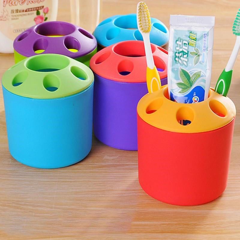Giới Hạn Hộp Đựng Bàn Chải Đánh Răng Gia Đình Xốp Màu Tương Phản Sáng Tạo Đa Năng