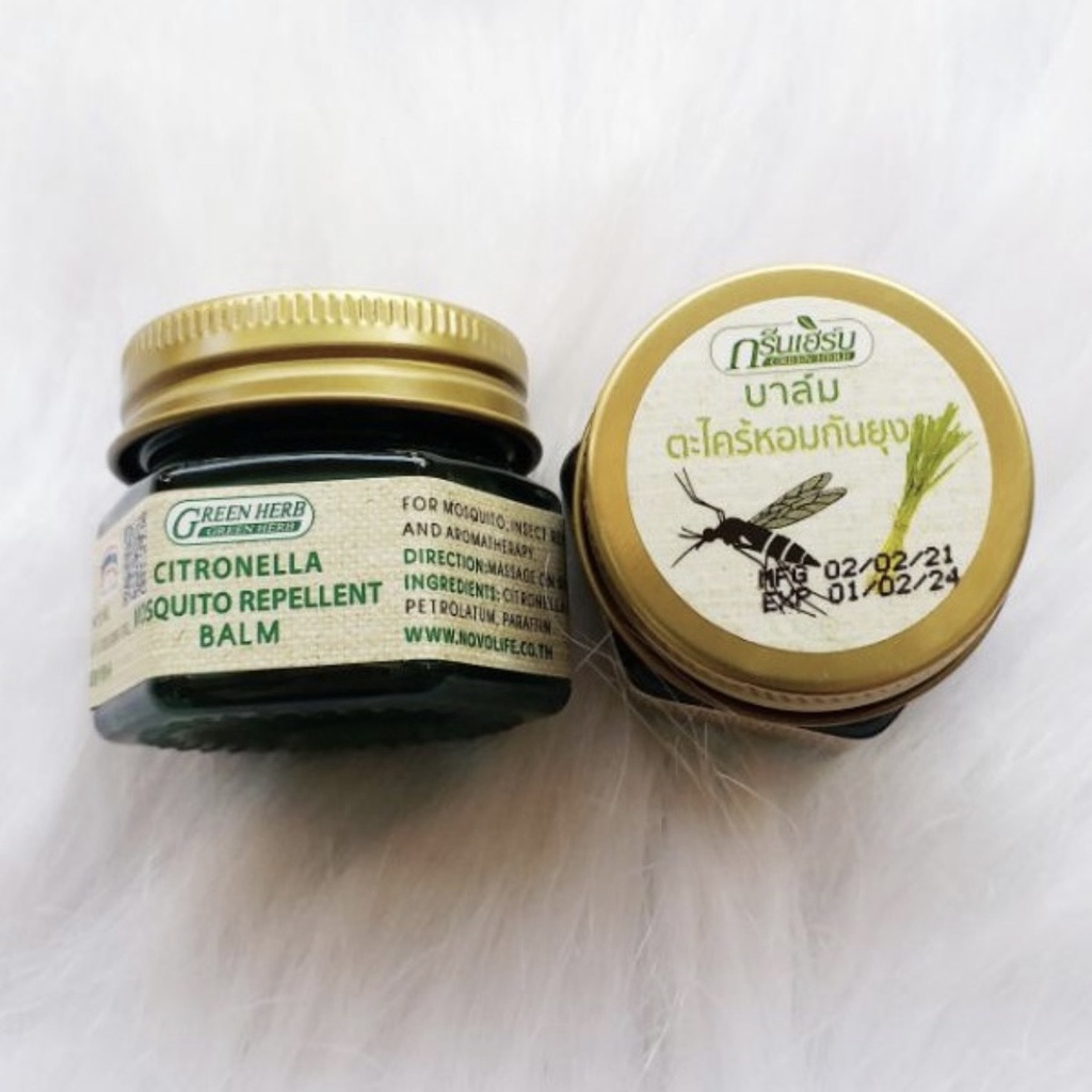 Dầu Cù Là Muỗi Sả Thái Lan Chống Muỗi Đốt Côn Trùng Cắn 20g