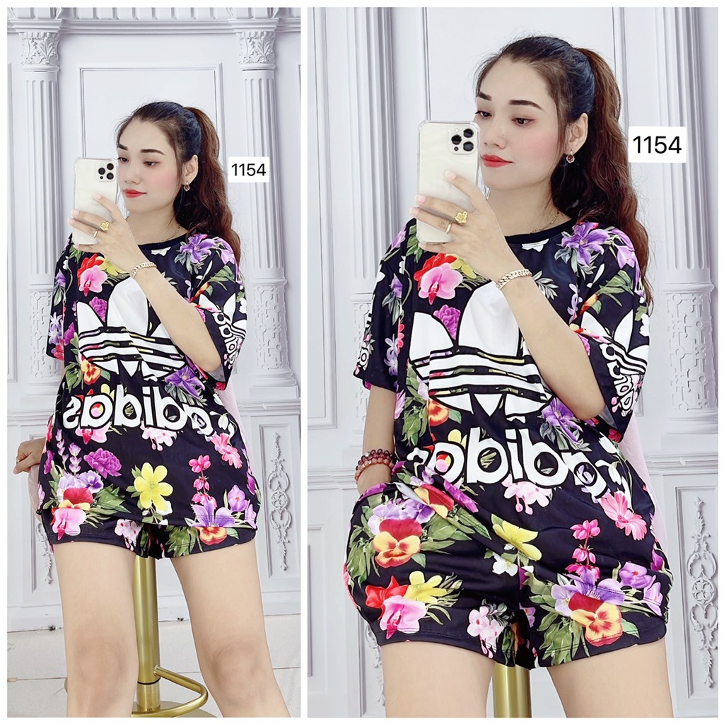 Set Bộ Đùi Big Size Thun In Hình 3D - Form 70kg-90kg - Chất Thun Co Giãn Tốt - Hình Thật Của Shop Chụp - B1154