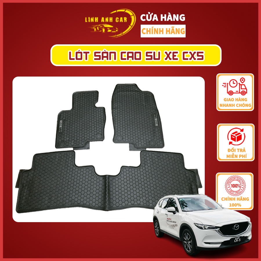 Thảm lót sàn Linh Anh Car - Thảm lót sàn CX5, thảm sàn cao su đúc ko mùi, cao cấp Nissin
