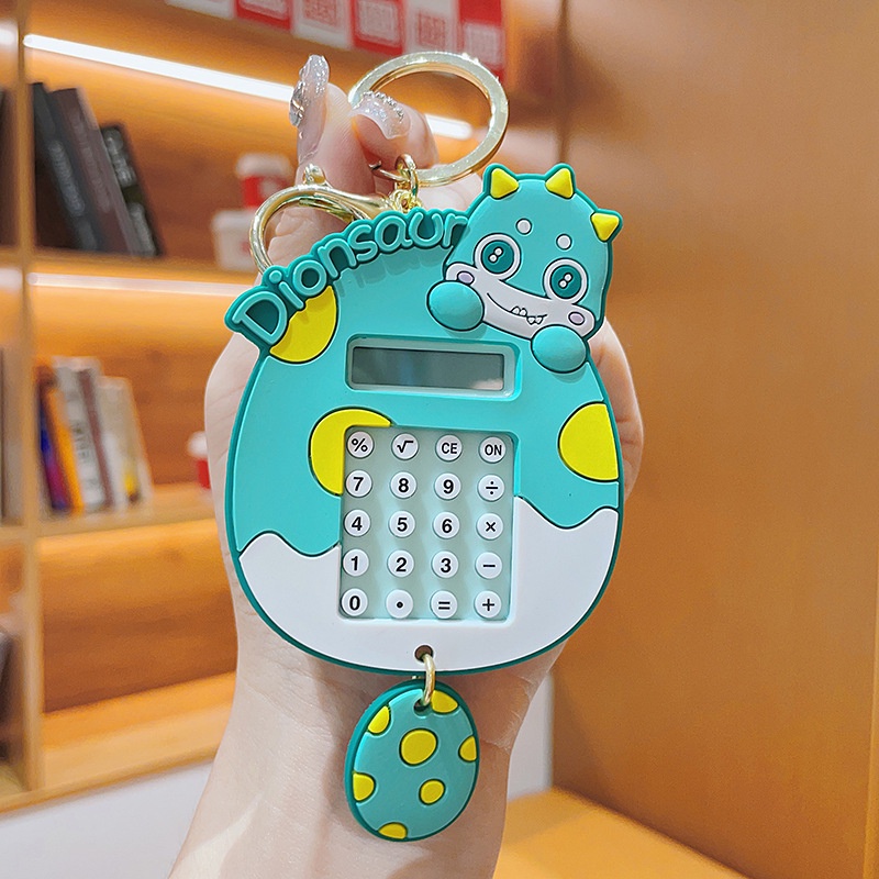 Hoạt Hình Móc Khóa Hình Chú Gấu Và Máy Tính Đáng Yêu