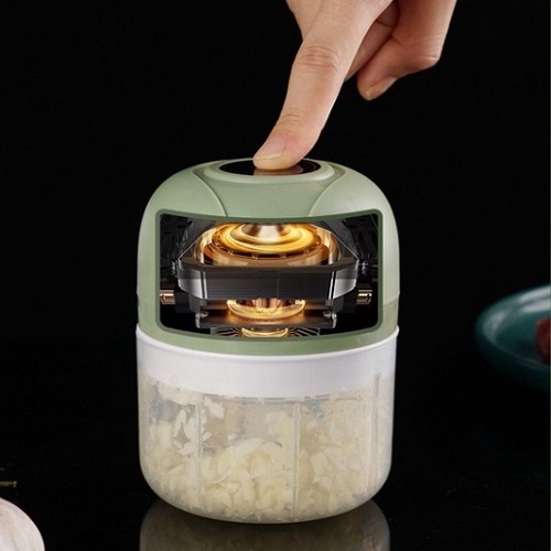 Máy Xay Mini Tỏi Ớt Cầm Tay 250ml Sử Dụng Cổng Sạc USB Siêu Tiện Lợi