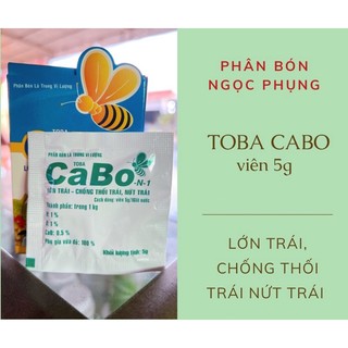 Phân bón lá viên sủi toba cabo viên 5g