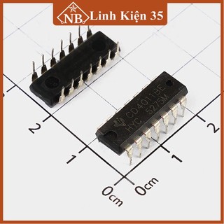IC đếm CD4011 chân cắm, chân dán 14P