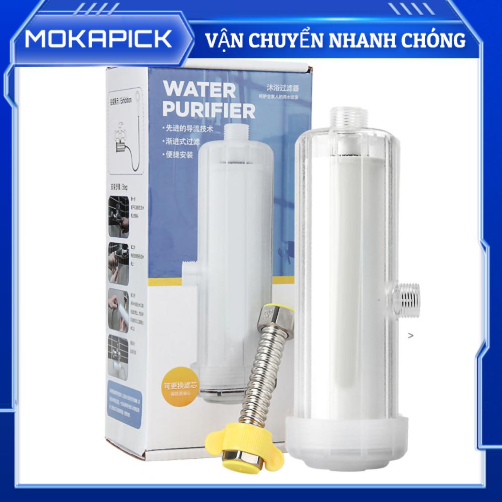 Mokapick Bộ lọc nước trong vòi hoa sen hiệu quả bằng than hoạt tính Chăm sóc da tốt cho sức khỏe để tắm