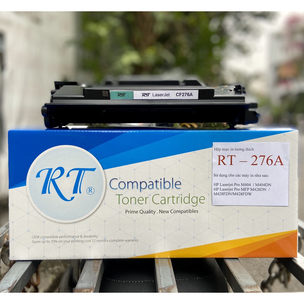 Hộp mực RT 76A Có chip, làm từ phôi hãng không có dây seal dùng cho máy in M404D/M404DN/M428FDW/M428