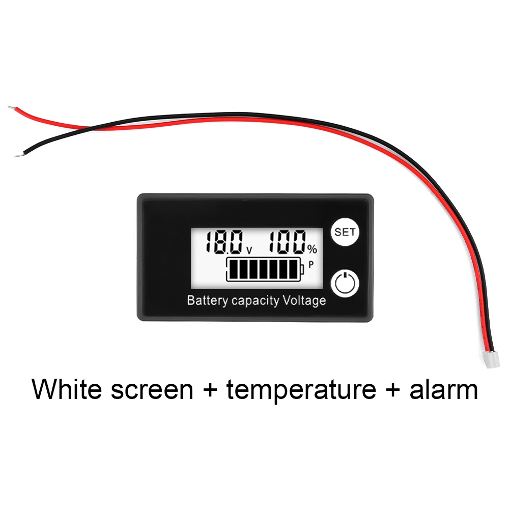 AIDEEPEN Vôn kế 6133A màn hình LCD kỹ thuật số DC8-100V tiện lợi