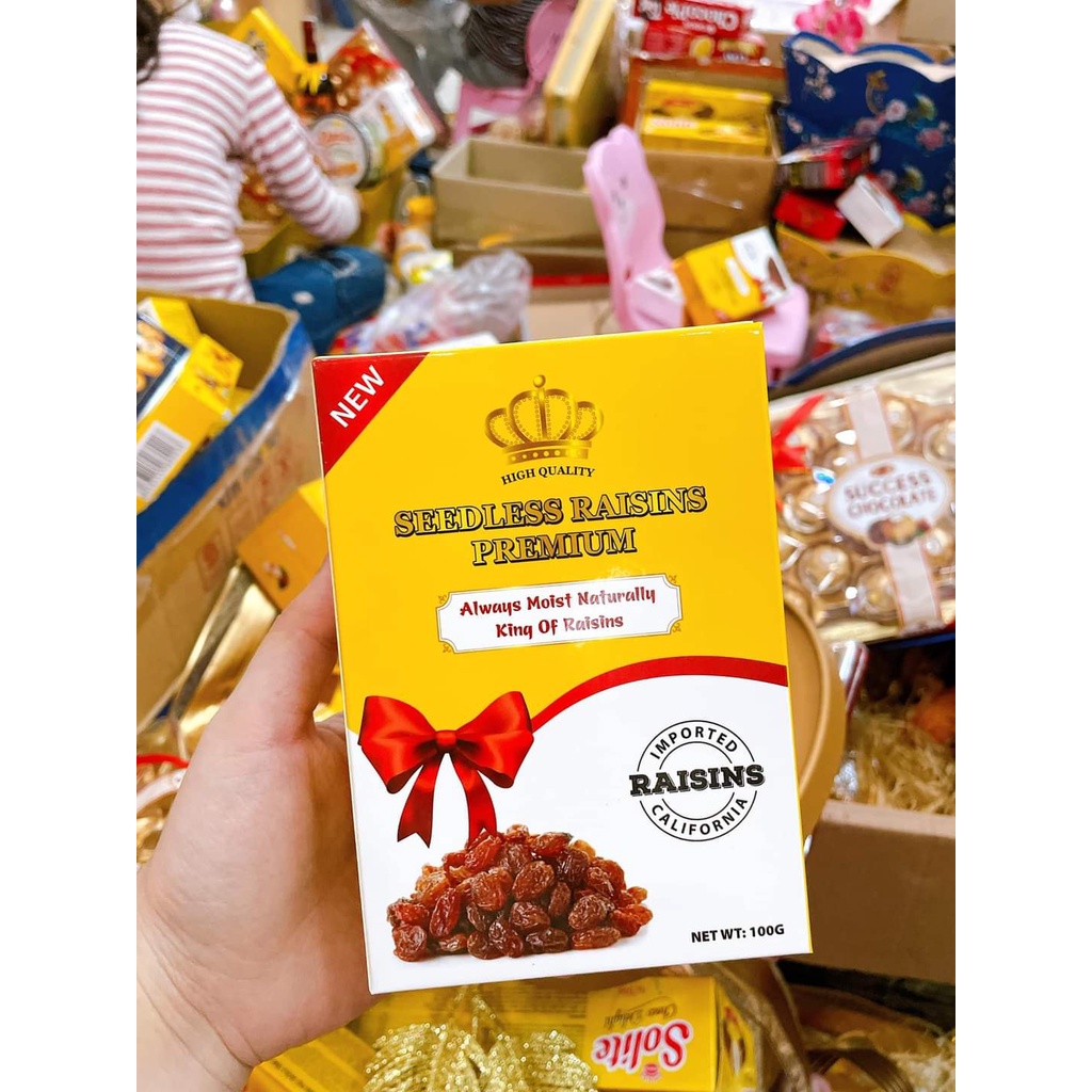 Nho Khô Mỹ mẫu quốc dân 100g - SIÊU RẺ đóng quà Tết Tuyệt Vời
