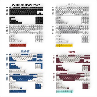 Double shot keycap ymk keycap tiếng anh tùy chỉnh cá tính keycaps cho bàn phím cơ keycap