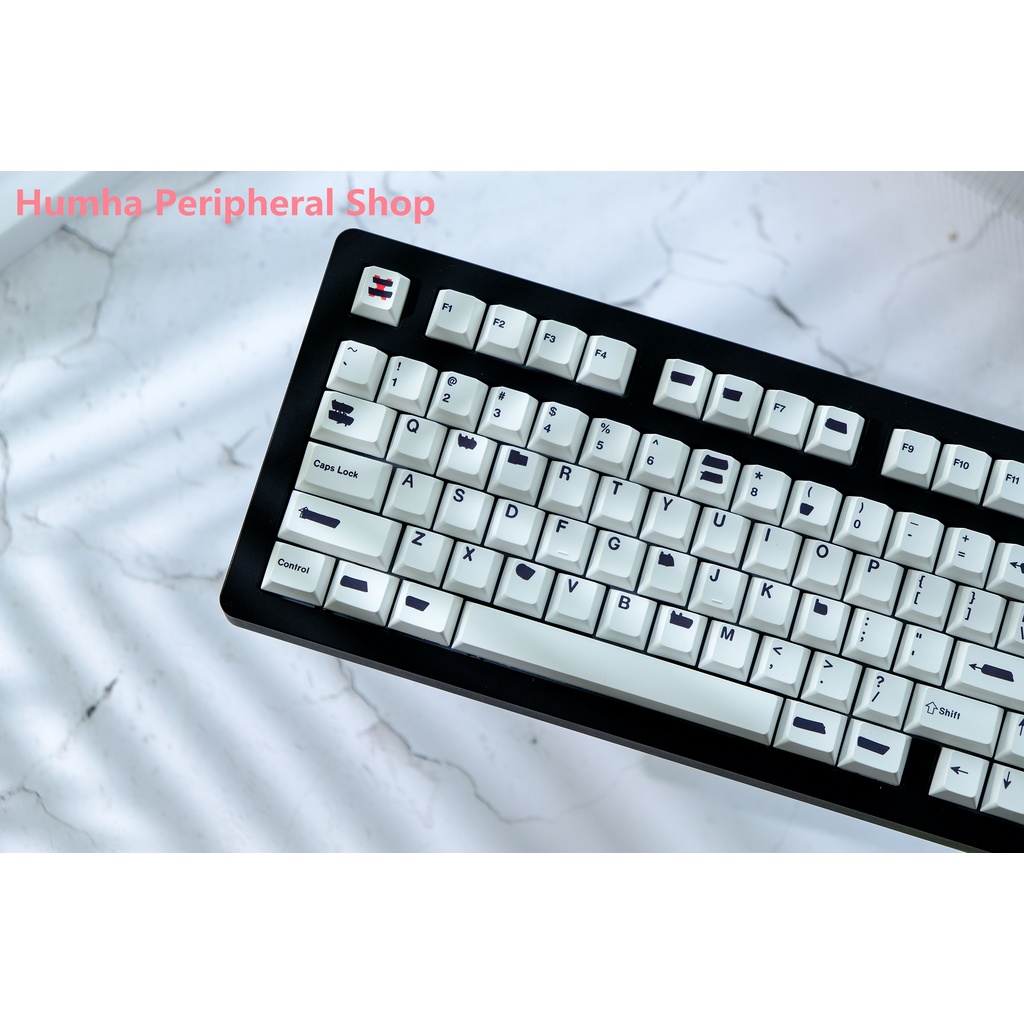 Humha Bàn Phím Cơ cherry profile Chất Liệu Nhuộm Màu Đỏ Cá Nhân Hóa