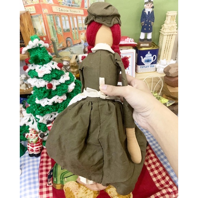 Búp bê vải vintage handmade thú nhồi bông đồ chơi dễ thương