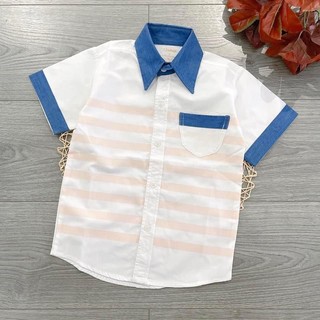 Áo sơ mi bé trai cao cấp