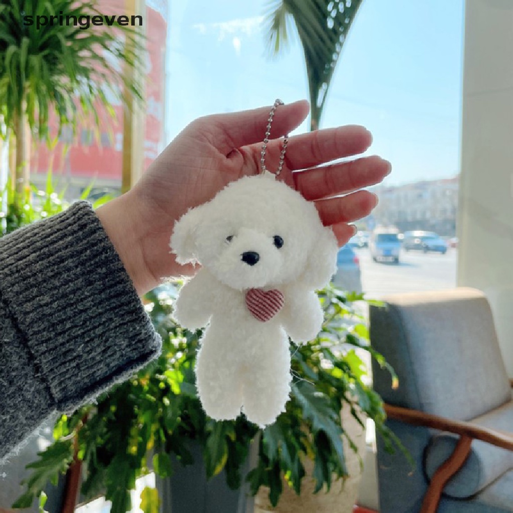 1 Móc Khóa Hình Gấu Nhồi Bông Mềm Mại Dễ Thương