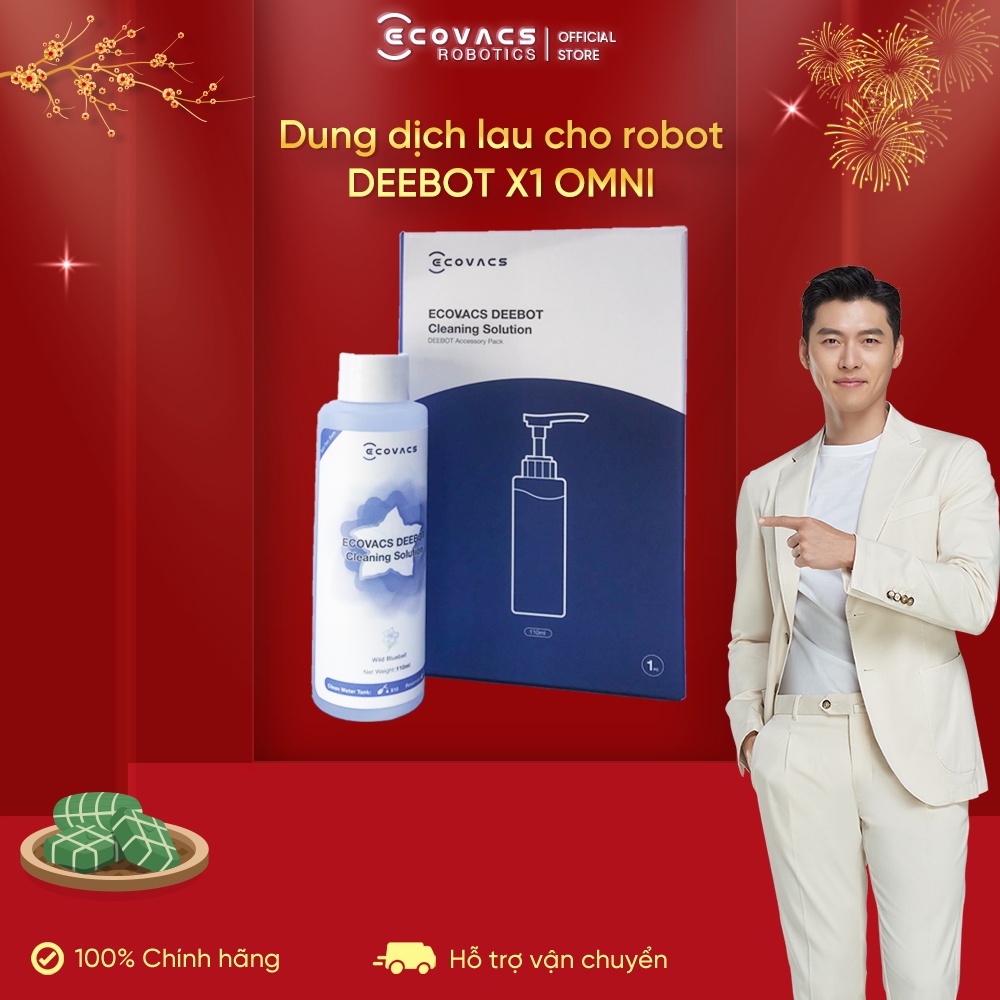 Dung dịch lau sàn cho robot hút bụi Deebot X1 OMNI - Hàng chính hãng