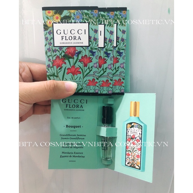 Vial Nước Hoa Gucc! Flora Gorgeous Jasmine 1,5ml