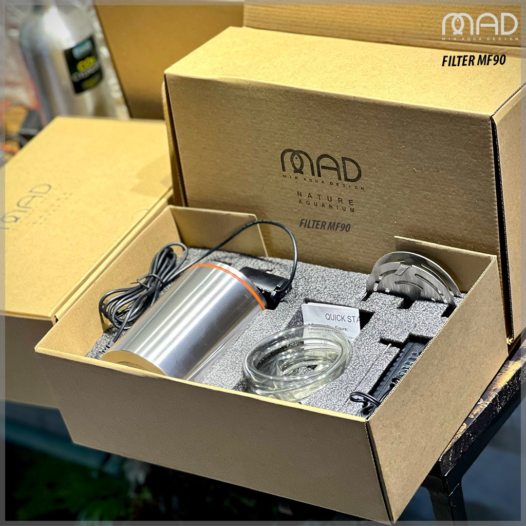 MF90- Lọc Inox Nano- Dành cho hồ dưới 36 Lít- Thương Hiệu MAD