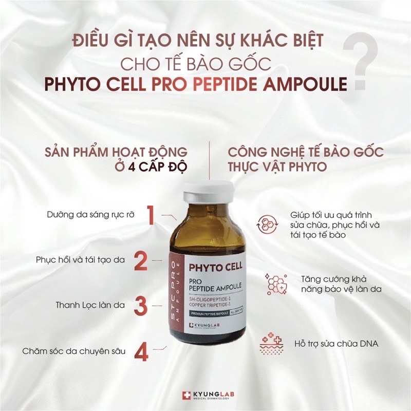 Tế bào gốc KyungLab Phyto Cell Peptide Ampoule 20ml