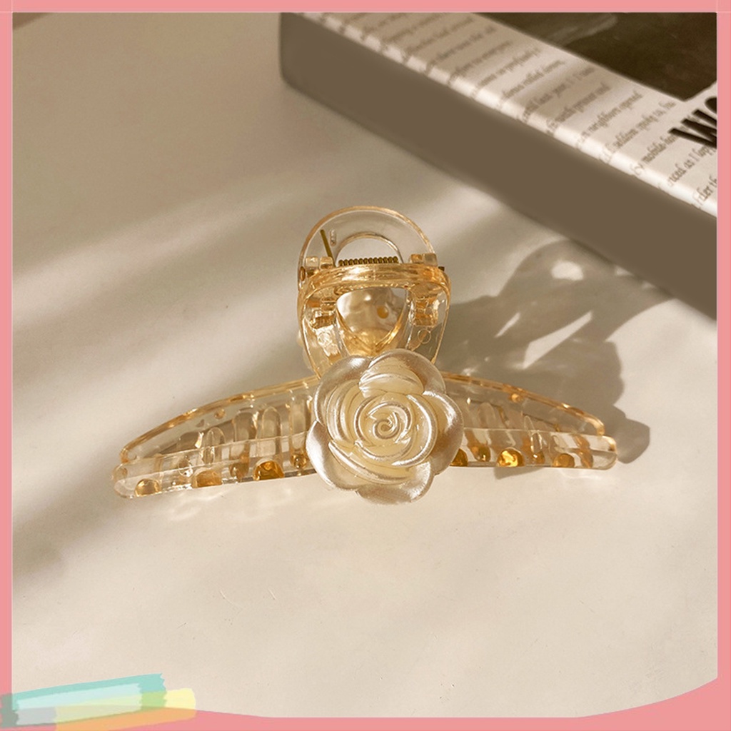 Kẹp Tóc Nữ Phối Hoa Phong Cách Thời Trang Hàn Quốc