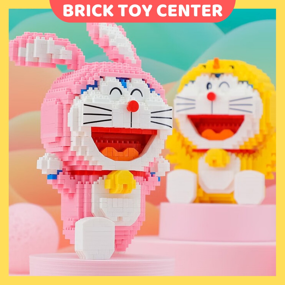 Đồ chơi lắp ráp Doraemon mô hình nhân vật hoạt hình mèo máy thông minh đến từ tương lai đồ chơi mô hình dễ thương