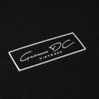 Grimm DC Vietmade box logo Hoodie (nỉ chân cua) // Black