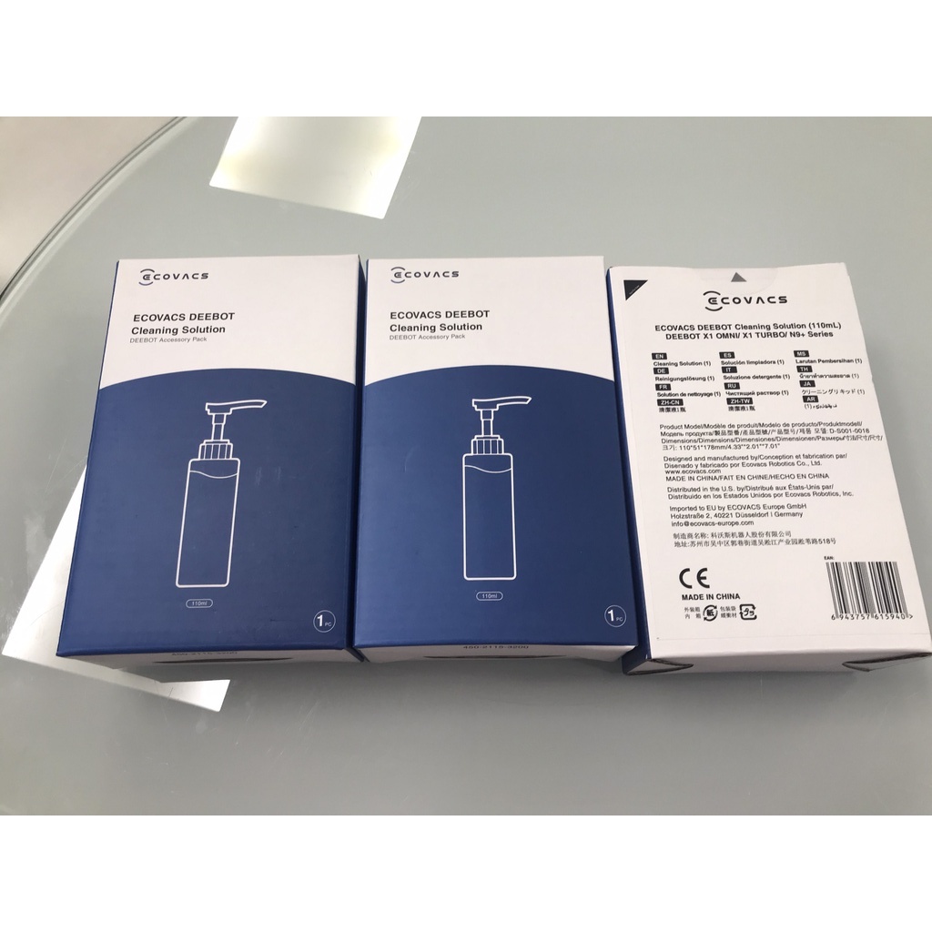 Nước lau sàn chuyên dụng chính hãng 110ml - Ecovacs Deebot T8, T9, T10, X1 Omni, X1 Turbo, N9 plus, W10 (hộp) | BigBuy360 - bigbuy360.vn