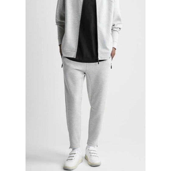 Quần Jogger Nam, quần nỉ nam chất liệu PC COTTON Hàn cao cấp Bo Ống Đen