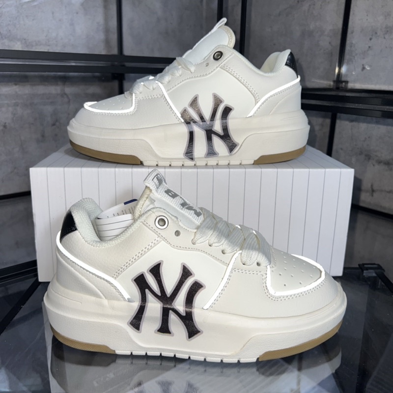 ⚡️FULL BOX⚡️Giày Unisex MLB Chunky Liner Xám đế nâu full-