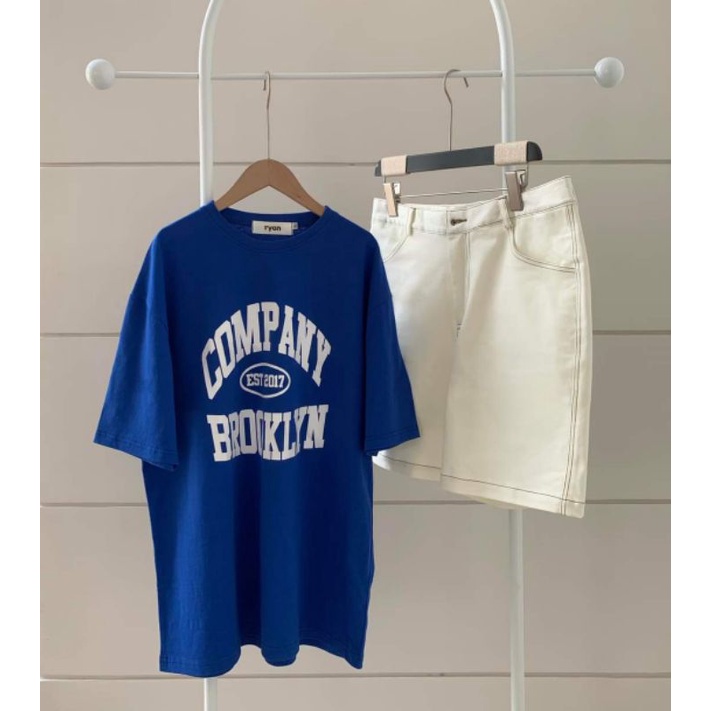 RYAN - Áo thun nam COMPANY ngắn tay vải cotton thương hiệu RYAN form rộng phong cách Hàn Quốc