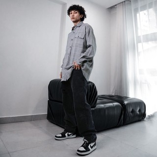 Áo Sơ Mi Flannel Three Hundred Màu Trắng