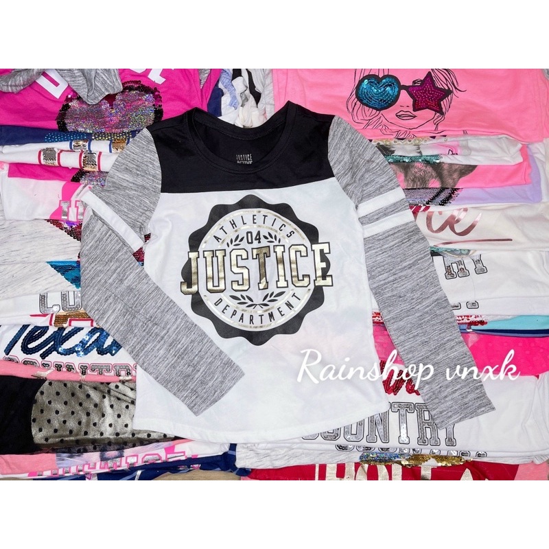 Áo dài tay bé gái Xuất  dư xịn  20-50kg