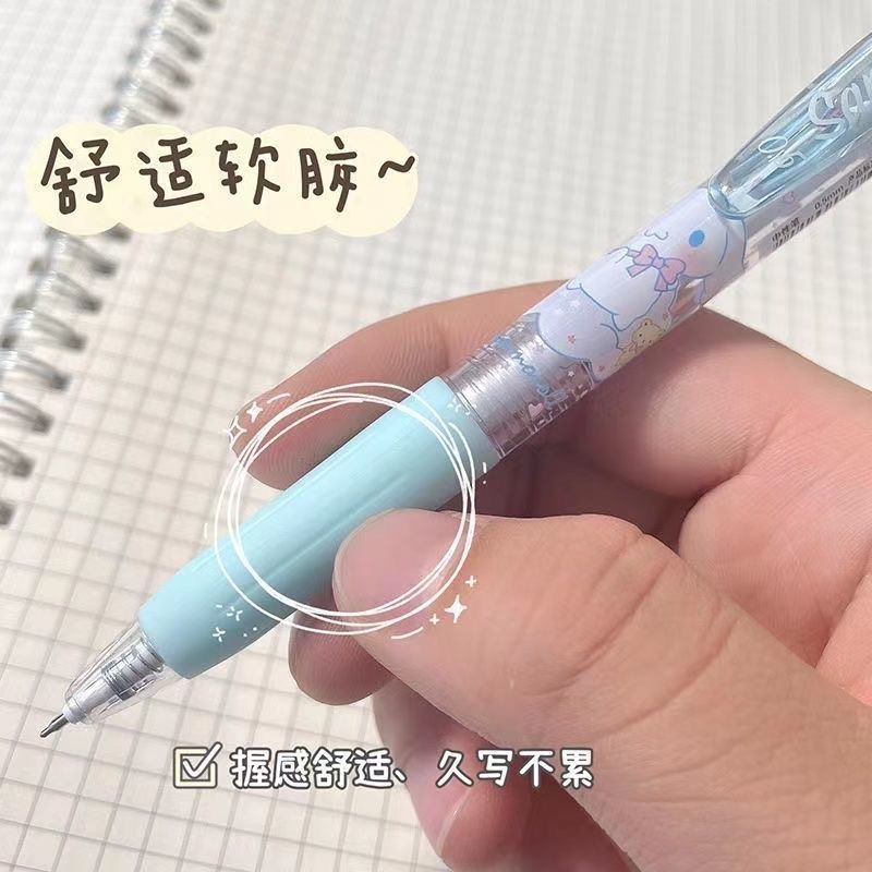 SANRIO Bút Mực Gel Ngòi 0.5Mm Trong Suốt Họa Tiết Hoạt Hình Kulomi Dễ Thương Cho Học Sinh