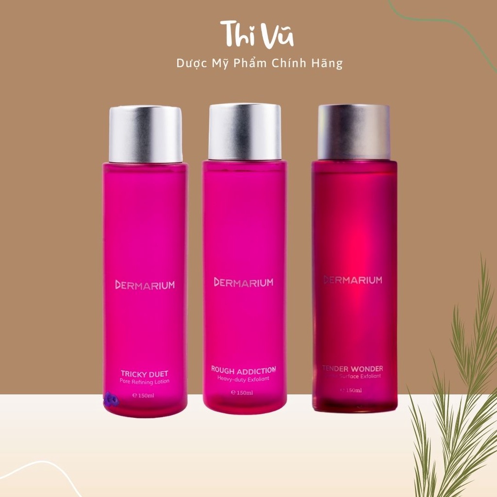 Dermarium Rough Addiction - Glycolic &amp; Lactic tẩy da chết bề mặt 150ml - thivu2015
