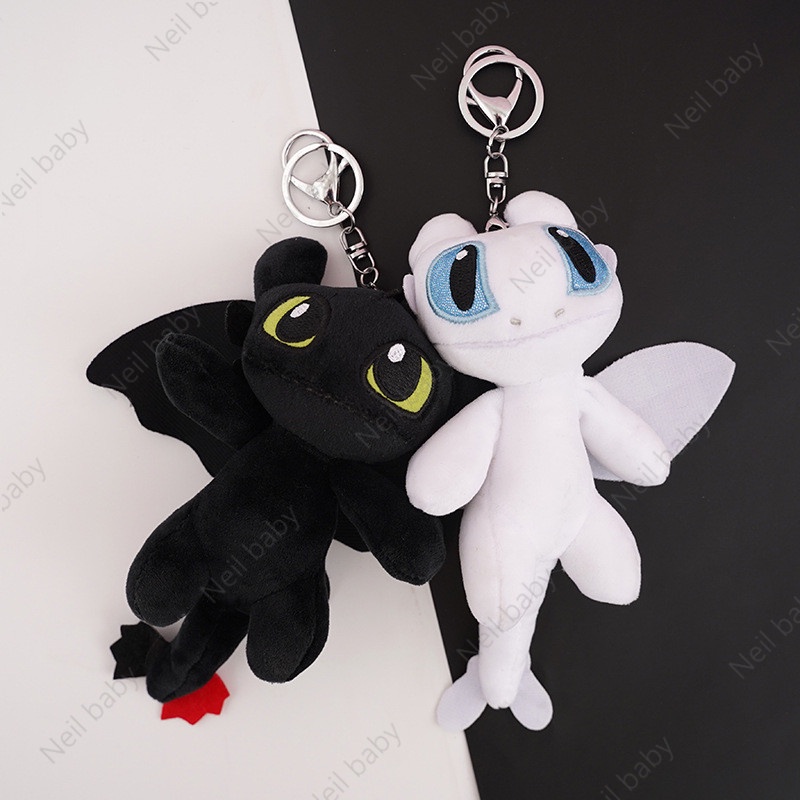 Móc khóa NEILBABY hình rồng nhồi răng sún How to Train Your Dragon siêu dễ thương treo trang trí balo 18cm