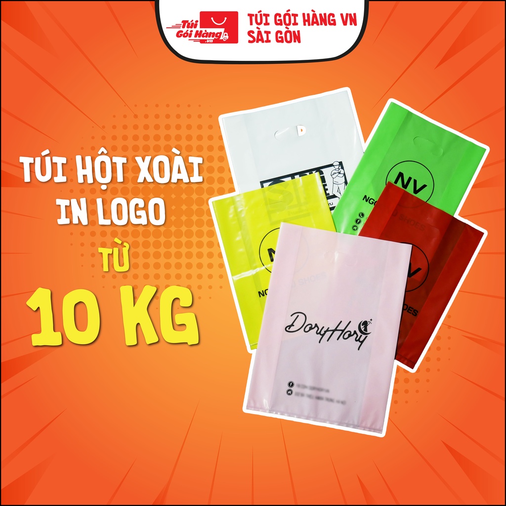 1 KG Túi Hột Xoài Túi PE Dẻo Có Đục Lỗ TUIGOIHANG - In Logo Từ 10kg