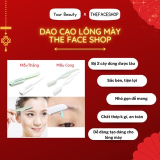 Dao Cạo Lông Mày The Face Shop Daily Beauty Tools Folding Eyebrow Trimmer