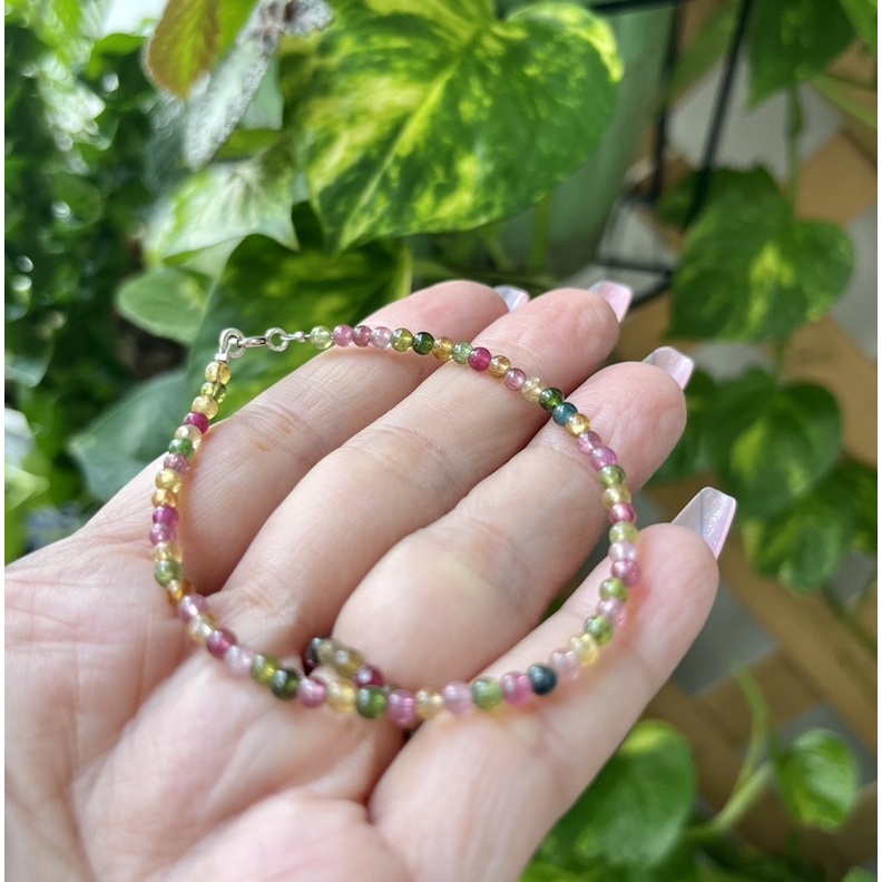 Vòng tay Tour đa sắc size bé 3.5 li siêu xinh