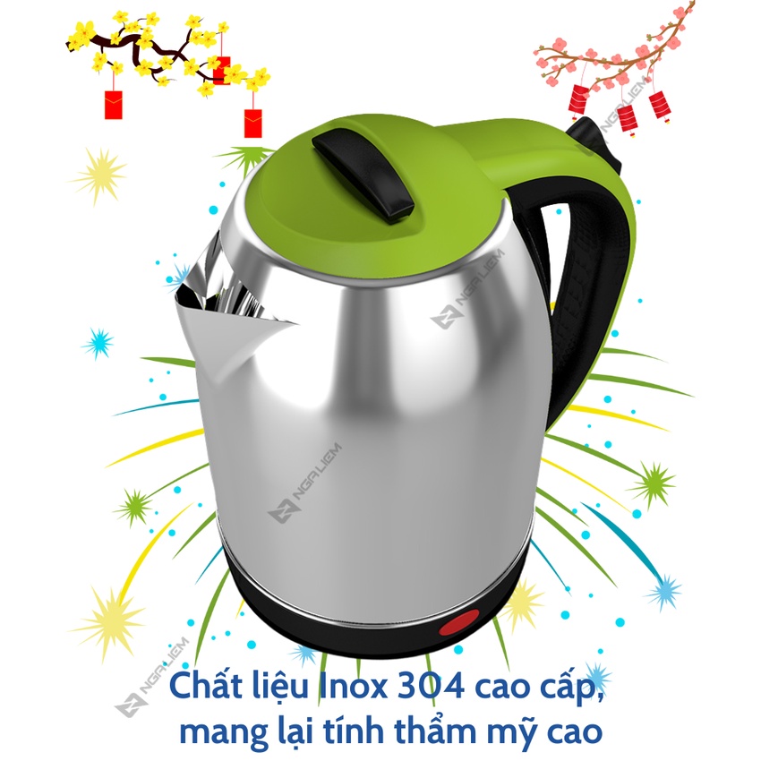 Ấm điện siêu tốc 1,8 lít Rạng Đông