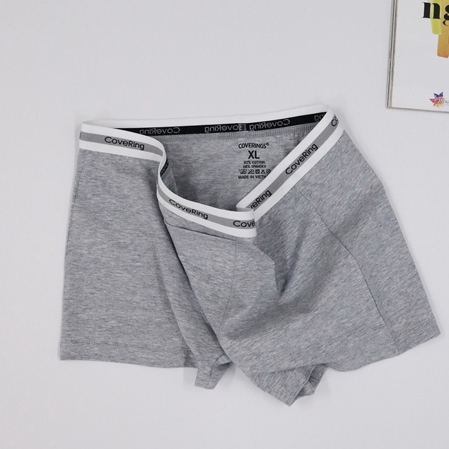 Covering | 982 Quần boxer nam cotton cao cấp